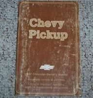 1987 Chevrolet Silverado Pickup Truck Owner's Manual