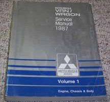 1987 Mitsubishi Van Service Manual