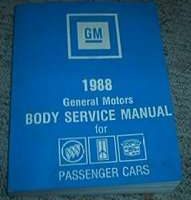 1988 Oldsmobile Calais Body Service Manual