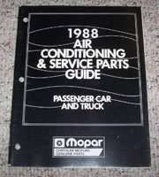 1988 Plymouth Gran Fury Air Conditioning & Service Parts Guide