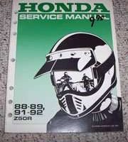 1992 Honda Z50R Motorcycle Service Manual