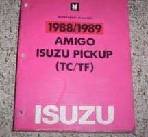 1989 Isuzu Amigo Service Manual