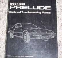 9881 Honda Prelude Electrical Troubleshooting Manual