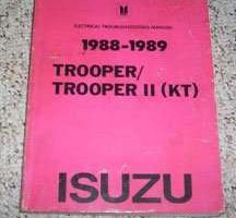 1988 Isuzu Trooper & Trooper II Electrical Wiring Diagram Troubleshooting Manual
