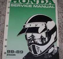 9891 Honda Z50R Motorcycle Service Manual