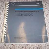 1989 Mercedes Benz 300SE & 300SEL Electrical Troubleshooting Manual