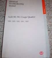 1990 Audi 80, 90 & Coupe Quattro Electrical Troubleshooting Manual