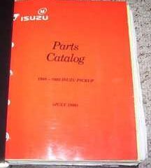 1995 Isuzu Pickup Parts Catalog