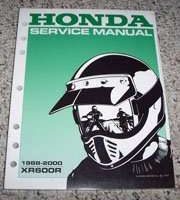 1989 Honda XR600R Service Manual