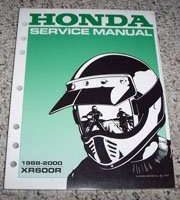 1996 Honda XR600R Service Manual