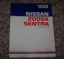1988 Nissan 200SX & Sentra Product Bulletin Manual