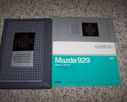1988 Mazda 929 Owner's Manual Set