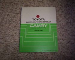 1988 Toyota Camry All-Trac Electrical Wiring Diagram Manual