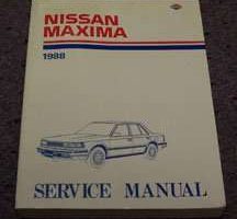 1988 Nissan Maxima Service Manual