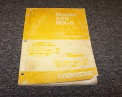 1988 Mazda 626 Mx6 Training Manual1