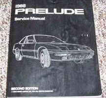 1988 Honda Prelude Service Manual