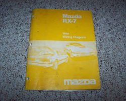 1988 Mazda RX-7 Wiring Diagrams Manual