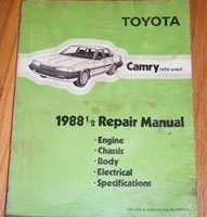 1988.5 Toyota Camry V6 VZV Series Service Manual