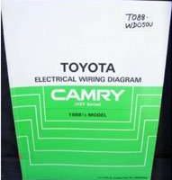 1988.5 Toyota Camry V6 VZV Series Electrical Wiring Diagram Manual