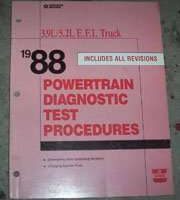 1988 Dodge Ram Van 3.9L & 5.2L Engines Powertrain Diagnostic Test Procedures