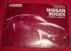 1988 Nissan 300ZX Owner's Manual