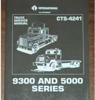 1988 International 5070 5000 PayStar Truck Chassis Service Repair Manual CTS-4241