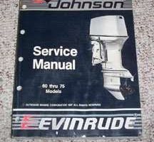 1988 Johnson Evinrude 70 HP Models Shop Service Repair Manual