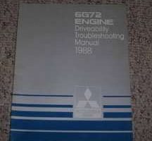 1988 Mitsubishi Montero 6G72 Engine Driveablity Troubleshooting Manual