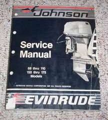 1988 Johnson Evinrude 175 HP Models Service Manual