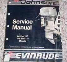 1988 Johnson Evinrude 88 HP Models Service Manual