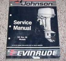 1988 Johnson Evinrude 10 HP Models Service Manual