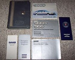1988 Saab 9000 Owner's Manual Set