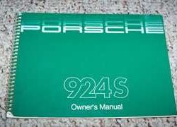 1988 Porsche 924S Owner's Manual