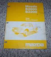 1988 Mazda B2600 & B2200 Truck Wiring Diagram Manual