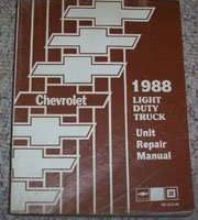 1988 Chevrolet C/K Pickup Truck Unit Repair Manual