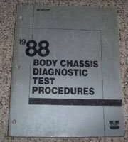 1988 Dodge Shadow Body & Chassis Diagnostic Test Procedures