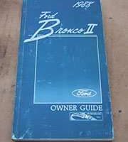 1988 Ford Bronco II Owner's Manual