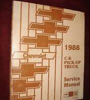 1988 Chevrolet Silverado C/K Pickup Truck Service Manual