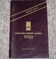 1988 Oldsmobile Cutlass Calais Owner's Manual