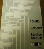 1988 Chevrolet Camaro Shop Service Repair Manual