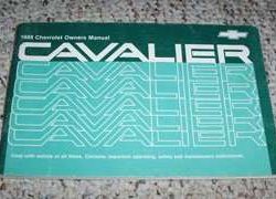 1988 Chevrolet Cavalier Owner's Manual