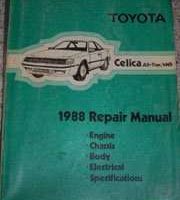 1988 Toyota Celica All-Trac 4WD Service Repair Manual