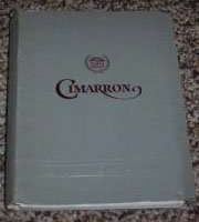 1988 Cadillac Cimarron Owner's Manual