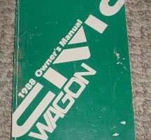 1988 Honda Civic Wagon Owner's Manual