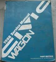 1988 Honda Civic Wagon Service Manual