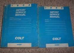 1988 Plymouth Colt Service Manual