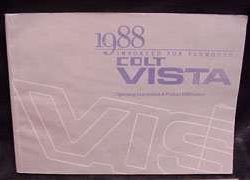 1988 Plymouth Colt Vista Owner's Manual