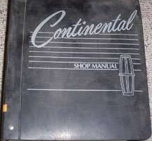1988 Lincoln Continental Service Manual