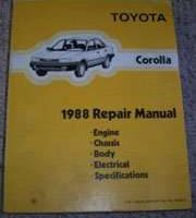1988 Toyota Corolla Service Repair Manual