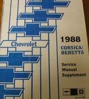 1988 Chevrolet Corsica & Beretta Service Manual Supplement